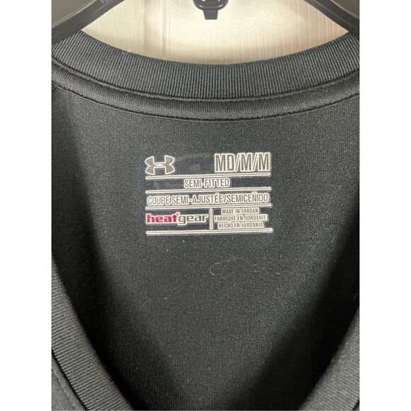 Underarmour Heatgear Womens Black Shirt Size Md - Picture 2 of 4